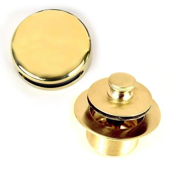 1.865 in. Overall Dia. x 11.5 Threads x 1.25 in. Push Pull Trim Kit, Brass, Watco, Mfr#: 938290-PB
